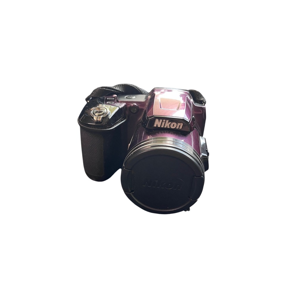 Nikon Coolpix L840 Digital Camera 16.0MP 38x Optical Zoom Purple Plum Wi-Fi NFC